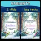 POCHVALY, PODĚKOVÁNÍ RODIČŮM - les 2