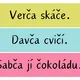 HLÁSKA Č - čtecí kartičky 4