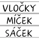 HLÁSKA Č - čtecí kartičky 6