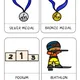 WINTER SPORTS - Three-part cards 3