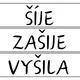 Čtecí kartičky po hlásku Š 4