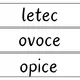 Čtecí kartičky po hlásku C 7