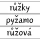 HLÁSKA Ž - čtecí kartičky 5
