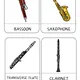 MUSIC - three part cards 3