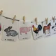 Demonstrační karty - Farm Animals (ručně malované) 4