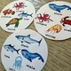 Postřehová hra - SEA ANIMALS - ručně malované 4