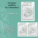 ZIMNÍ VYBARVOVAČKY - 1. TŘÍDA -ČJ + M— 5 pracovních listů + řešení 2
