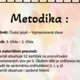 Koulovaná - Vyjmenovaná slova po V 2