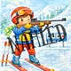 Zimní sporty - demonstrační obrázky (20 ilustrací + 20 pohybových her)  3