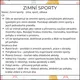 Zimní sporty: týdenní příprava do MŠ 2