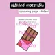 Valentýn v angličtině (AJ) - vybarvování podle čísel (NUMBERS & COLORS) 6