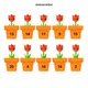 Tulipánová zahrádka - Rozkvetlé počítání pro 1. a 2. třídu 4
