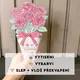 Kytičkové kornoutky k vybarvení - DIY dárek pro maminku / Valentýn / Den matek 6