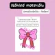 Valentýn - omalovánky podle čísel pro MŠ 7