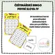 Češtinářské bingo - první slova - malá tiskací písmena II. 2