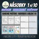 BAREVNÉ POČÍTÁNÍ, ZIMNÍ SPORTY - násobky 1 až 10 3