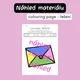 Valentýn v angličtině (AJ) - vybarvování podle čísel (NUMBERS & COLORS) 3