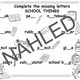 SCHOOL THINGS – FAST FINISHERS (Worksheets) 8