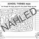 SCHOOL THINGS – FAST FINISHERS (Worksheets) 3
