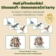 Malí přírodovědci: Demonstrační karty dinosauři a další pravěká zvířata 2