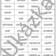 Slovesa — antonyma (BINGO) 2