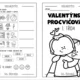 Valentýnské procvičování - běhací diktát, knížečka - 1. třída 2