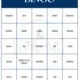 Vyjmenovaná slova po B a L - BINGO 2