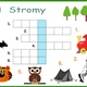 Obrázkové křížovky Stromy 3