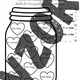 Ausmalbilder - Valentinstag 2