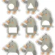 Krtci a krtince - přiřazovací aktivita 4