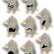 Krtci a krtince - přiřazovací aktivita 5