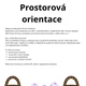 Velikonoční prostorová orientace 2