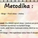 Češtinářské bingo pro prvňáčky - Jména 2