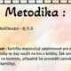 Kolíčkování - Slova začínající na B, D, P 2