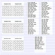 Bingo nepravidelná slovesa 5x5 2
