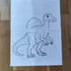 Dinosauří kooperativní - spojovací omalovánky  3