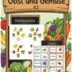 Obst und Gemüse: Postřehová hra, domino, pracovní listy a plno akvit, úroveň A2 3