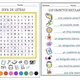 Los objectos escolares, los colores 3