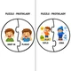 Protiklady – skládací puzzle pro děti 🧩 3