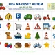 Pozorovací hra na cesty autem 3