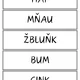 SLOVNÍ DRUHY - kartičky se slovy 9