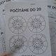Počítáme do 20 s přechodem přes desítku | pracovní listy 2