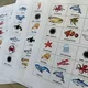 Bingo - Sea Animals (ručně malované) 2