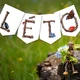 Letní květiny - Girlanda s nápisem LÉTO 3