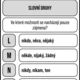 SLOVNÍ DRUHY - BĚHACÍ HRA 3