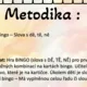Češtinářské Bingo - Slova s DĚ, TĚ, NĚ 2