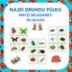 NAJDI DRUHOU PŮLKU - HMYZÍ SKLÁDANKY 2
