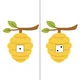 🐝 Včelí úly – počítání hravou formou 2