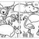 Kooperativní omalovánky - ZVÍŘATA ZE ZOO 3