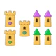 Postav si svůj hrad 🏰 - 16 šablon ke skládání 5